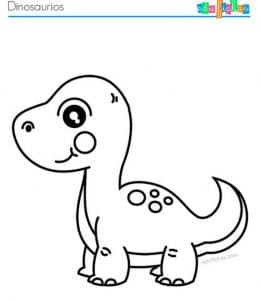 12张腕龙剑龙三角龙禽龙更多儿童恐龙涂色简笔画大全！