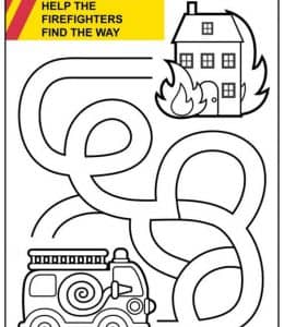 10张为学前孩子准备的有趣的迷宫游戏图纸大图免费下载