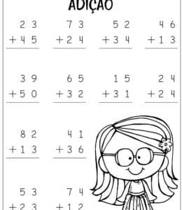 10张小学生们可以练习的竖式加减法数学口算练习题！