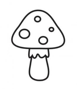 10张古老的生物蘑菇要如何画？可爱蘑菇涂色大全！