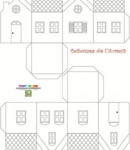 10张小朋友们最喜欢的可爱房子纸模型图纸下载！