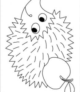 如何画小刺猬？10张有趣的动物涂色简笔画免费下载