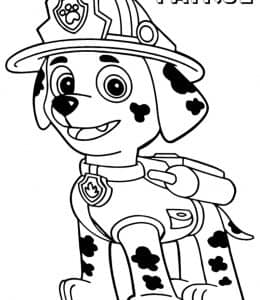 14张最棒的小狗救援队《汪汪特工队》卡通角色涂色图片免费下载