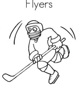 9张冬奥会曲棍球滑雪冰壶滑冰运动员卡通涂色图纸下载！