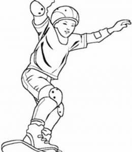 11张滑板运动冰车运动奥林匹克奖牌卡通小学生涂色简笔画！