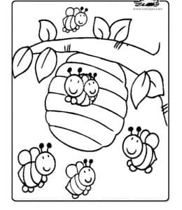 10张为学前小朋友准备的小蜜蜂自行车摩托车小草莓简笔画！