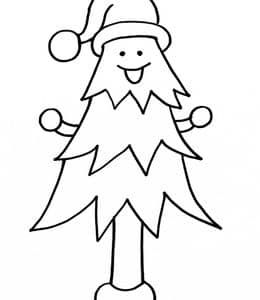 9张超级简单的圣诞节简笔画圣诞树小雪人圣诞老人麋鹿简笔画！