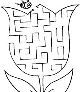 13张为3到5岁孩子准备的简单有趣的动物主题迷宫游戏图纸！