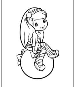 15张《草莓脆饼/Strawberry Shortcake》可爱女孩子角色涂色图片下载！