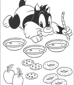 8张《乐一通》经典角色兔八哥达菲鸭小猪猪涂色图片免费下载！