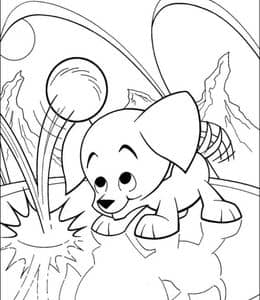 10张《Krypto the Superdog》超级英雄狗Krypto冒险故事卡通涂色图片！
