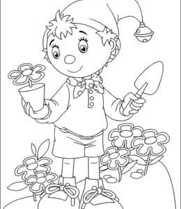 10张英国著名小木偶Noddy动画片卡通涂色图片下载！