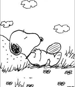人人都爱史努比！13张《Snoopy》连环漫画角色卡通涂色图片！