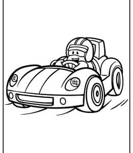 15张可以免费下载的赛车玩具涂色简笔画图片免费下载！