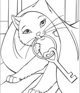 8张猫妈妈和猫宝宝更多猫咪儿童卡通涂色简笔画！