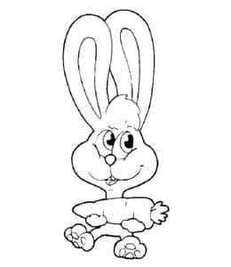 11张最棒的长耳朵小兔子和香甜的胡萝卜卡通涂色图片！