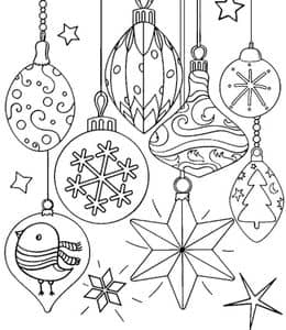11张礼物彩灯和圣诞树炫彩圣诞节主题曼陀罗成人涂色大全！