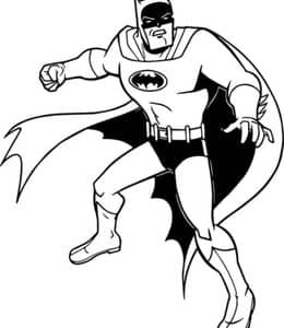 哥谭市的英雄！10张蝙蝠侠罗宾汉和小丑卡通涂色图片！