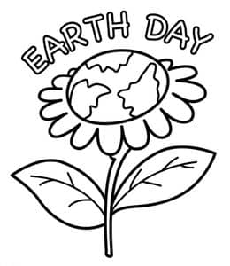 10张世界地球日保护环境绿色生态儿童涂色简笔画！