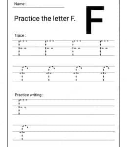 trace and pratice！12张简单干净的字母描红作业打印！