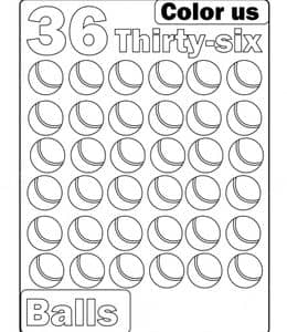 Thirty-six！10张两位数的数字启蒙和英文单词描红作业题下载！