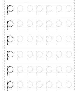 9张更多k,l,m,n,o,p,q为孩子们准备的英文小写字母描红作业题