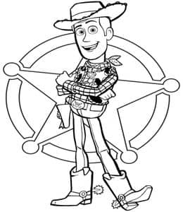 Woody的冒险故事！10张《玩具总动员2》电影涂色图片打拳