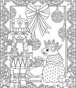 10张《胡桃夹子和老鼠王》最有趣的圣诞节故事卡通涂色图片！