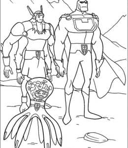 10张《少年骇客》最强反派魔贾斯外星人卡通涂色图片下载！