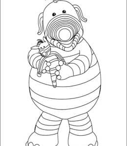 10张《Fimbles》毛茸茸的可爱生物条纹涂色卡通图片下载
