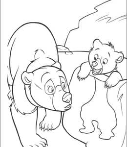 动画片《熊的传说》10张精彩的卡通角色成人涂色图片下载！